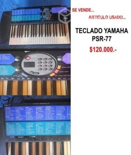 Teclado yamaha PSR 77