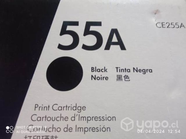 Toner HP ce255a Black original