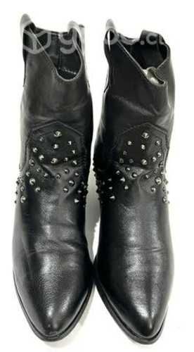 Botín Tachas Sintético Marca Alaniz N*36 Negro