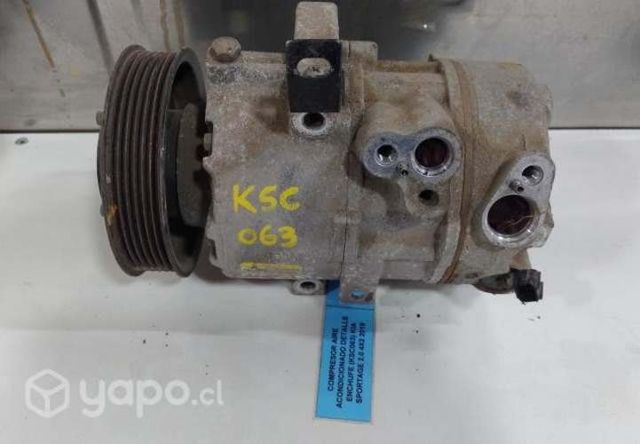 Compresor Aire Acondi Detalle Enchufe Kia Sportage