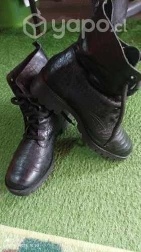 Botin negro cuero n°37