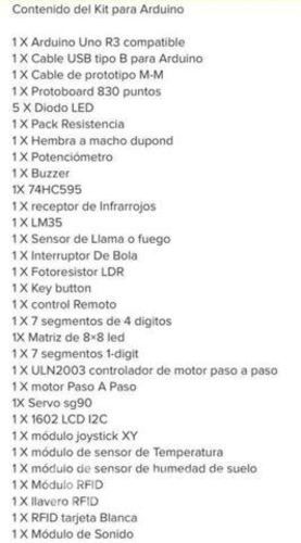 Caja Kit Arduino