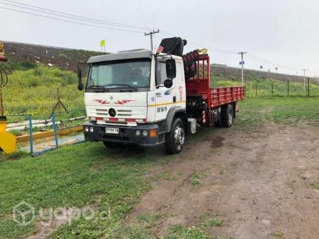 Mercedes Benz 1728 con litera grua Haib 125