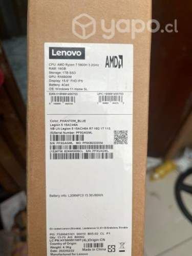 Notebook Gamer Lenovo Legion 5