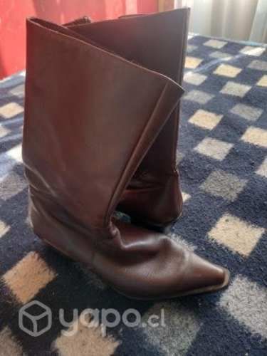 Botas de cuero, mujer