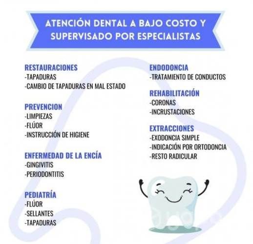 Atención dental a muy bajo costo