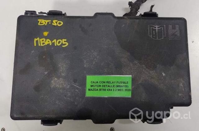 Caja c/Relay Fusible Motor Det (MBA130) Mazda BT50