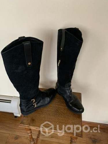 Botas gamuza y cuero