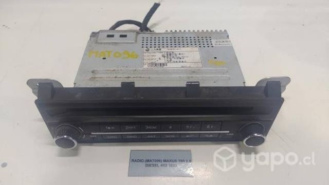 Radio (MAT096) Maxus T60 2.8 Diesel 4x2 2022
