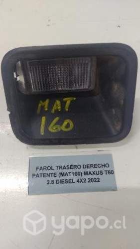 Farol Trasero Der Patente (MAT160) Maxus T60 2022