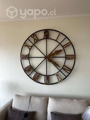 Reloj Madera metal decorativo