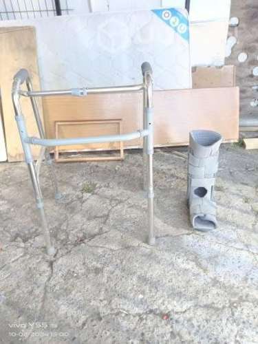 Bota ortopédica y burrito