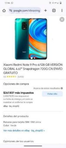 Xiaomi red mi note 9 pro