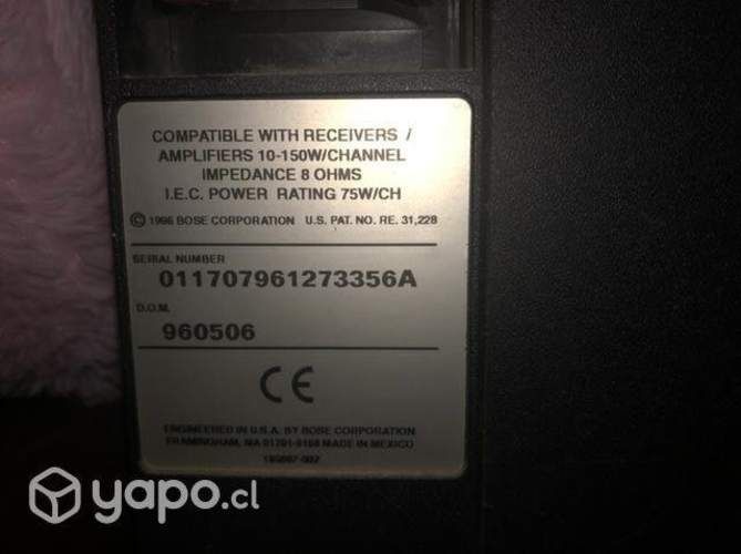 Parlantes BOSE 301 series IV