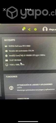 Pc  Gamer I5-10600K RTX 2060