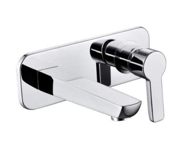 Griferia lavamanos Trento a muro-KLIPEN