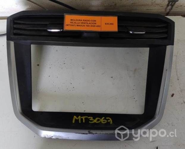 Moldura Radio C/Rejilla Ventilac (MT3067) Maxus T6