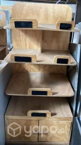Exhibidor de madera