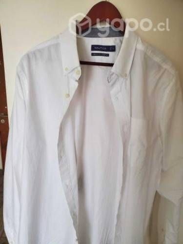 Camisa blanca Nautica Classic fit