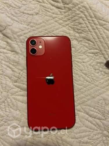 IPhone 11 color rojo 128gb usado