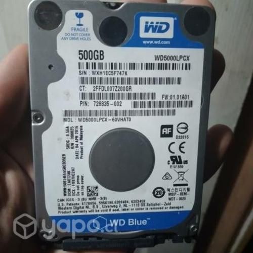 Disco duro WD blue 500gb