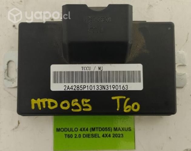 Modulo 4x4 (MTD055) Maxus T60 2.0 Diesel 4x4 2023