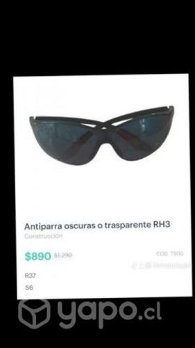 Antiparras clas y Oscuras por mayor