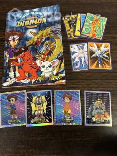 Mini Álbum Digimón + Todas Sus Láminas A Pegar