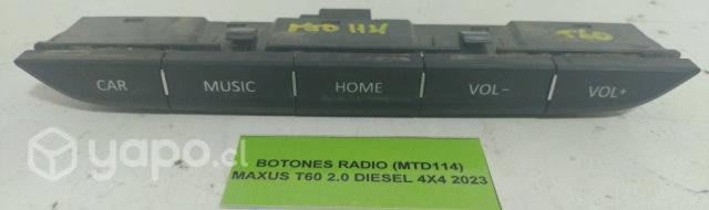 Botones Radio (MTD114) Maxus T60 2.0 Diesel 2023