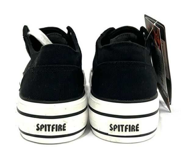 Zapatilla 100% Tela Marca Spitfire N*38 Negro