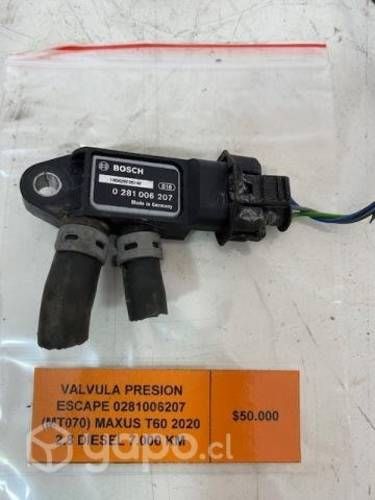 Valvula presion escape (MT070) Maxus T60 2020