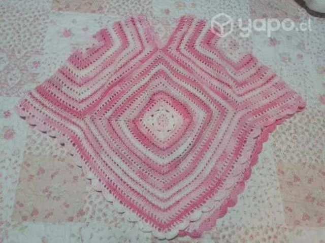 Ponchos de lana a crochet