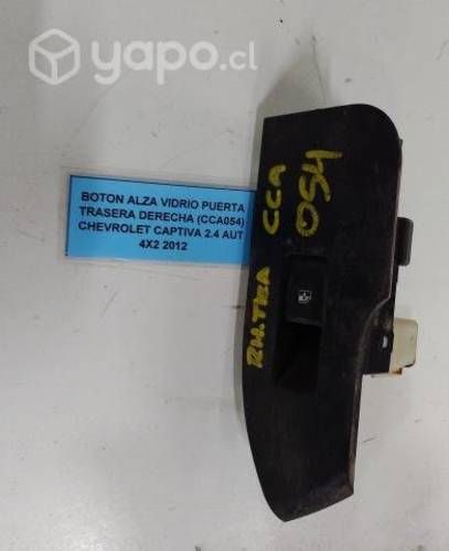 Botón Alza Vidrio Puerta Trasera Derecha Chevrolet