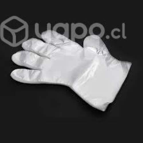 Guantes desechables plasticos