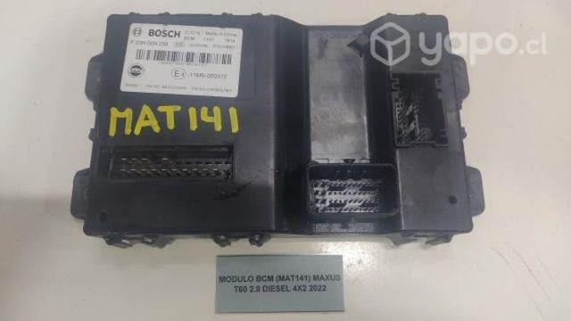Modulo BCM (MAT141) Maxus T60 2.8 Diesel 4x2 2022