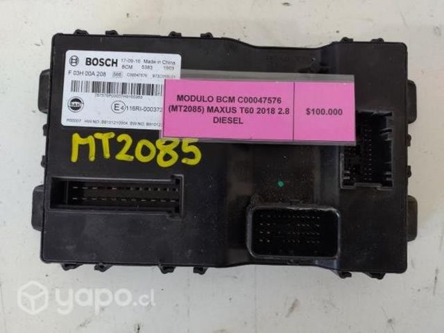 Modulo BCM C00047576 (MT2085) Maxus T60 2018 2.8