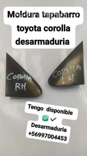 Moldura tapabarro Toyota Corolla desarmaduría