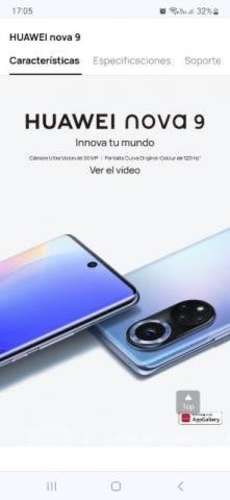 Huawei nova 9 128 gb como nuevo