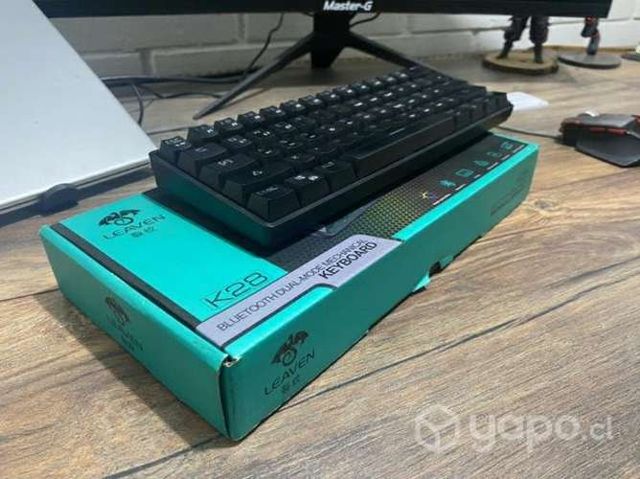 Teclado leaven mecánico retro iluminado