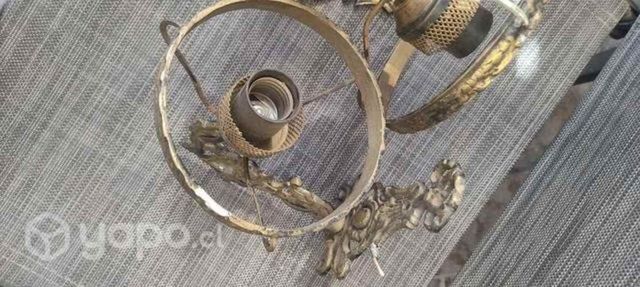 Aplique de pared de bronce