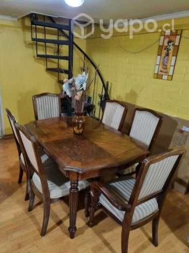 Comedor Ashley 6 sillas, Mesa Extendible