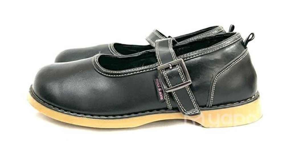 Zapato Escolar de Cuero Marca Maui&sons N*36 Negro