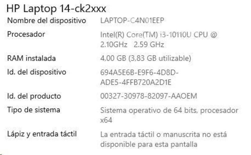 Notebook hp i3 como nuevo