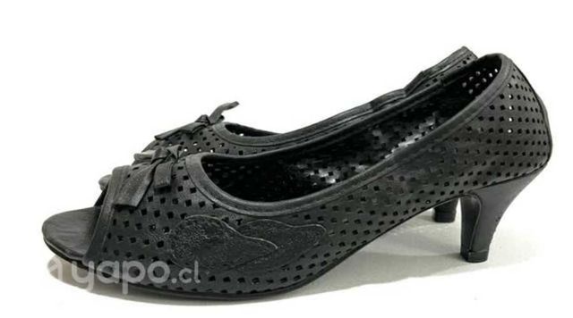 Zapato 100% Sintético Marca Index N*38 Negro