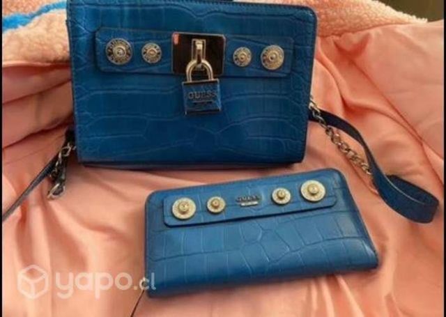 Cartera más billetera guess mujer