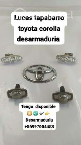 Luces tapa Barros Toyota Corolla desarmaduría