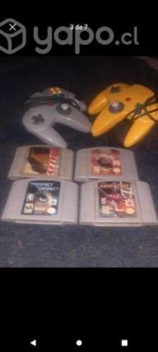 Nintendo 64 +2 controles + 4 juegos