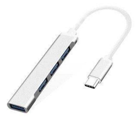 Hub usb tipo c 1 puerto usb 3.0 3 puertos usb alum