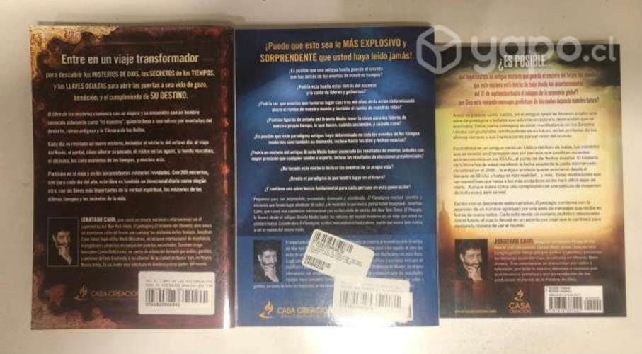Coleccion Jonathan CAHN 3 libros