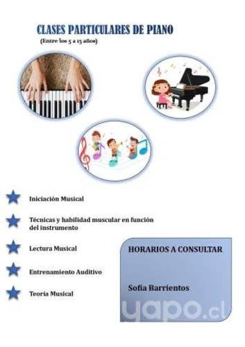 Clases particulares de piano